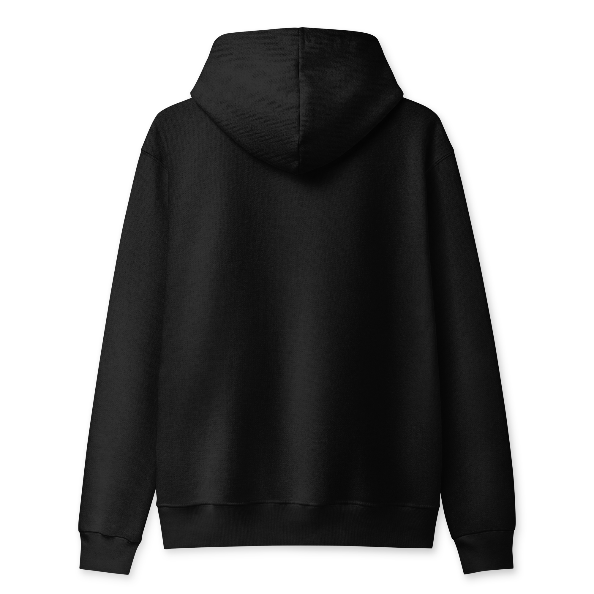 Zip Up — Black back